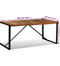 Esstisch Altholz Massiv 180 cm