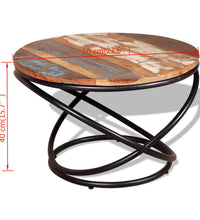 Couchtisch Altholz Massiv 60x60x40 cm