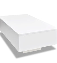 Couchtisch Hochglanz-Weiß