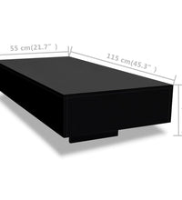 Couchtisch Hochglanz-Schwarz