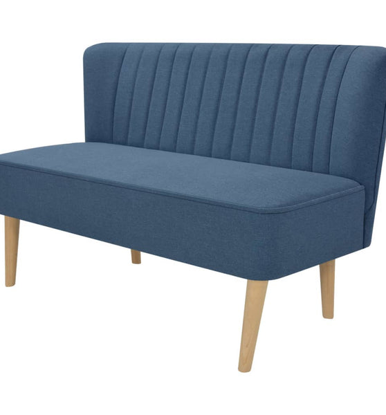 Sofa Stoff 117x55,5x77 cm Blau