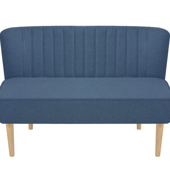 Sofa Stoff 117x55,5x77 cm Blau