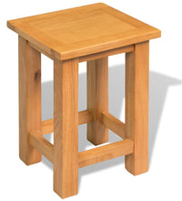 Beistelltisch 27x24x37 cm Massivholz Eiche