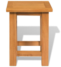 Beistelltisch 27x24x37 cm Massivholz Eiche