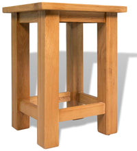 Beistelltisch 27x24x37 cm Massivholz Eiche