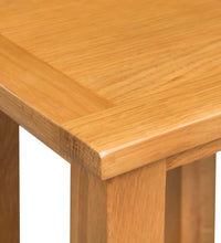 Beistelltisch 27x24x37 cm Massivholz Eiche