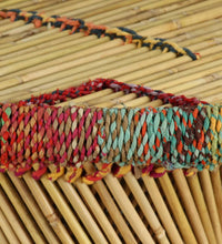 Couchtisch Bambus mit Chindi-Details Mehrfarbig