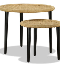 Couchtisch-Set 2-tlg. Naturjute