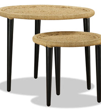 Couchtisch-Set 2-tlg. Naturjute
