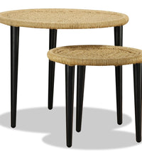 Couchtisch-Set 2-tlg. Naturjute