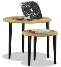 Couchtisch-Set 2-tlg. Naturjute