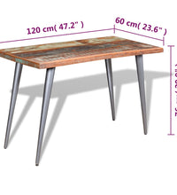Esstisch Altholz Massiv 120x60x76 cm