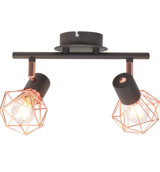 Deckenstrahler mit 2 LED-Glühlampen 8 W
