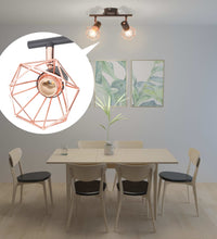 Deckenstrahler mit 2 LED-Glühlampen 8 W