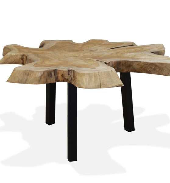 Couchtisch Massivholz Teak 80x70x38 cm