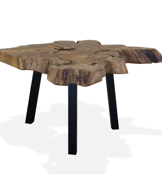 Couchtisch Massivholz Teak 80x70x38 cm