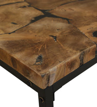 Couchtisch Teak Harz 110x60x40 cm