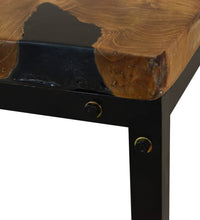 Couchtisch Teak Harz 60x60x40 cm