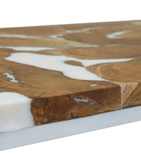 Couchtisch Teak Harz 110x60x40 cm