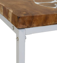 Couchtisch Teak Harz 110x60x40 cm