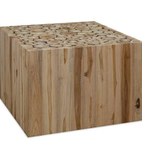 Couchtisch Teakholz 50x50x35 cm