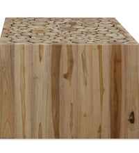 Couchtisch Teakholz 50x50x35 cm