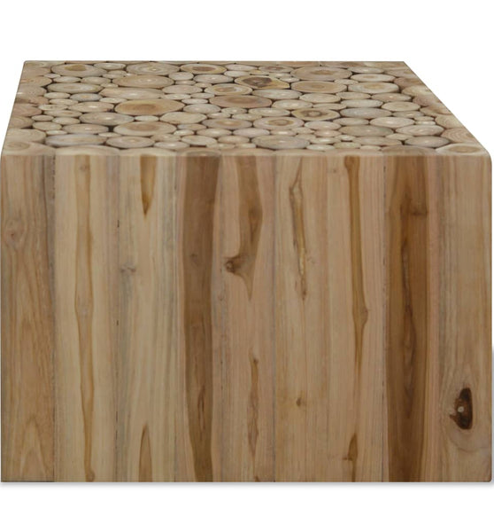 Couchtisch Teakholz 50x50x35 cm
