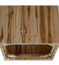 Couchtisch Teakholz 50x50x35 cm