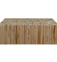 Couchtisch Echtes Teakholz 90x50x30 cm