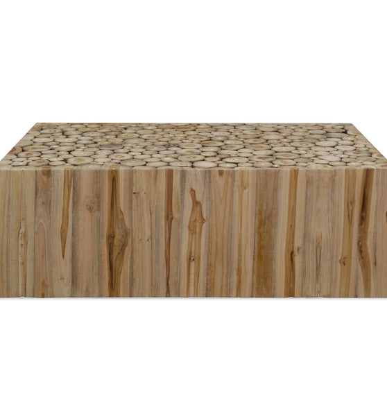 Couchtisch Echtes Teakholz 90x50x30 cm
