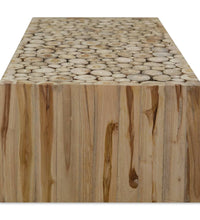 Couchtisch Echtes Teakholz 90x50x30 cm