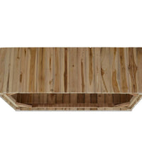 Couchtisch Echtes Teakholz 90x50x30 cm