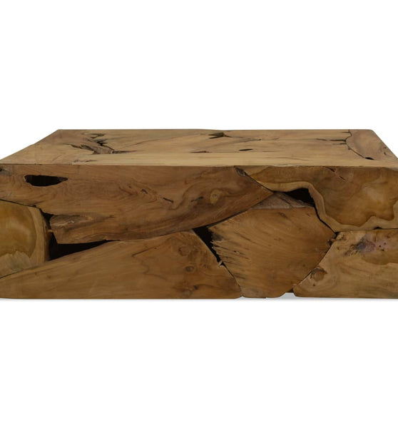 Couchtisch 90x50x30 cm Teakholz Braun