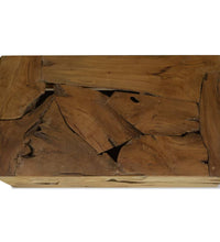 Couchtisch 90x50x30 cm Teakholz Braun