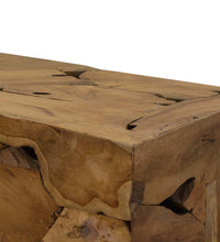 Couchtisch 90x50x30 cm Teakholz Braun