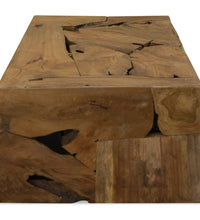 Couchtisch 90x50x30 cm Teakholz Braun