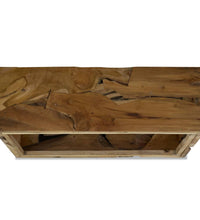 Couchtisch 90x50x30 cm Teakholz Braun