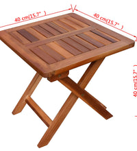 Sonnenliegen 2 Stk. mit Tisch Akazie Massivholz