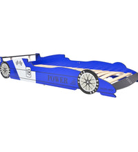 Kinder Rennwagen-Bett 90x200 cm Blau