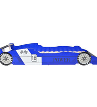 Kinder Rennwagen-Bett 90x200 cm Blau