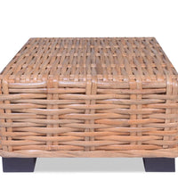 Couchtisch Natürliches Rattan 45x45x30 cm