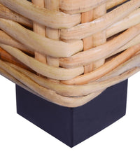 Couchtisch Natürliches Rattan 45x45x30 cm