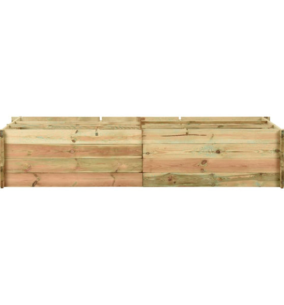 Hochbeet Kiefernholz Imprägniert 197x100x40 cm
