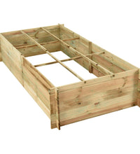 Hochbeet Kiefernholz Imprägniert 197x100x40 cm