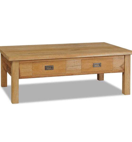 Couchtisch Massivholz Teak 100x60x35 cm