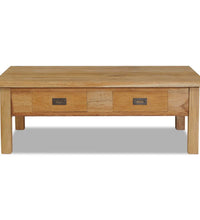 Couchtisch Massivholz Teak 100x60x35 cm