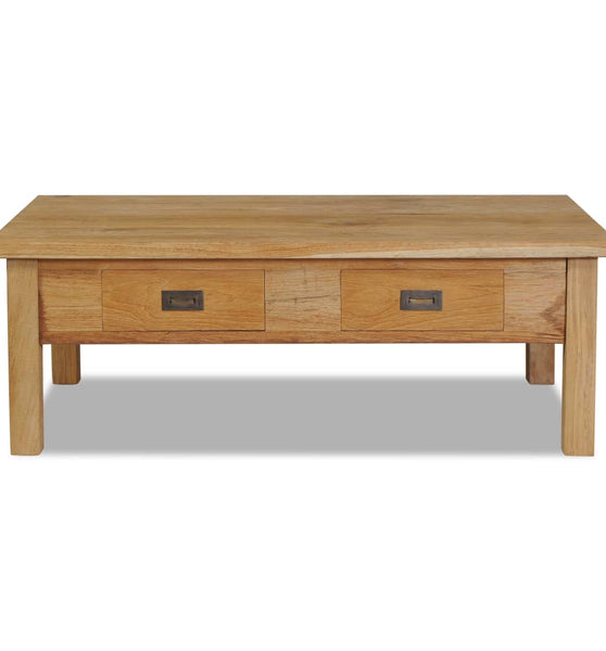 Couchtisch Massivholz Teak 100x60x35 cm