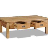 Couchtisch Massivholz Teak 100x60x35 cm