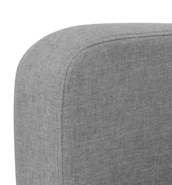 2-Sitzersofa 135 x 65 x76 cm Hellgrau