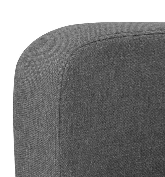 2-Sitzersofa 135 x 65 x76 cm Dunkelgrau